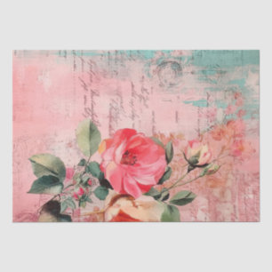 Papier Mousseline Motif français chic Shabby
