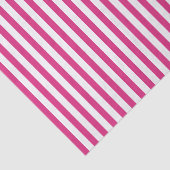 Papier Mousseline Motif Fuchsia/blanc (Détail)