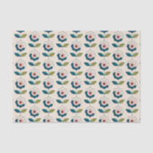Papier Mousseline Motif Fun Jardin Retro (Recto)