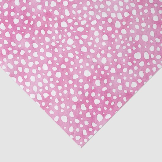 Papier Mousseline Motif Fun Pink Cheetah (Détail)