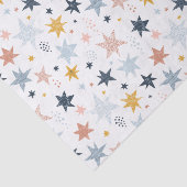 Papier Mousseline Motif Fun Star (Détail)