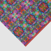 Papier Mousseline Motif génial de kaléidoscope (Détail)