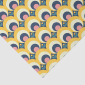 Papier Mousseline Motif géométrique de cercle (Détail)