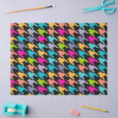 Papier Mousseline Motif géométrique de fond coloré (Artisanat)