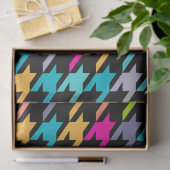 Papier Mousseline Motif géométrique de fond coloré (Cadeau)