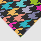 Papier Mousseline Motif géométrique de fond coloré (Détail)