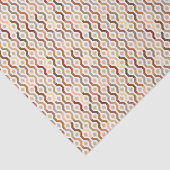 Papier Mousseline Motif géométrique de lien de mod de la moitié du (Détail)