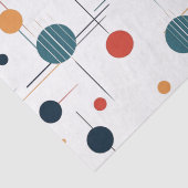 Papier Mousseline Motif géométrique du milieu du siècle (Détail)