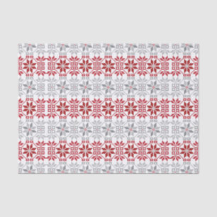 Papier Mousseline Motif géométrique du soleil du matin letton VIII