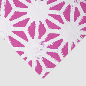 Papier Mousseline Motif géométrique Fuchsia (Détail)