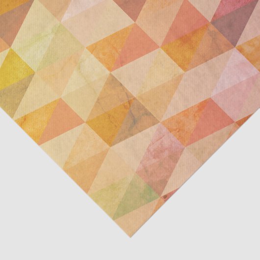 Papier Mousseline Motif géométrique Triangle souple (Détail)