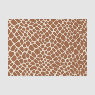 Papier Mousseline Motif Giraffe