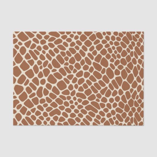 Papier Mousseline Motif Giraffe (Recto)
