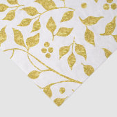 Papier Mousseline Motif Gold Leafs (Détail)