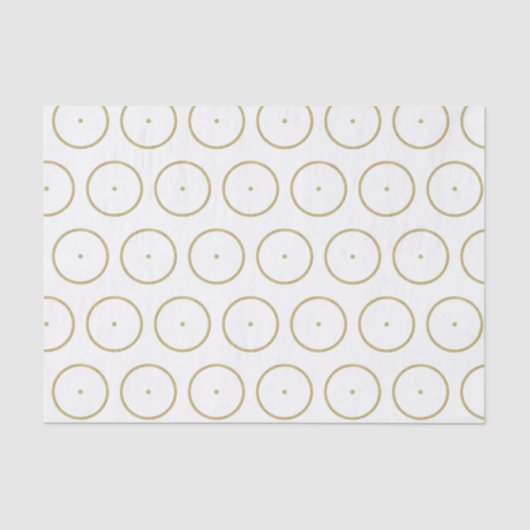Papier Mousseline Motif Gold Sun (Recto)
