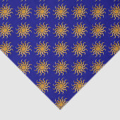 Papier Mousseline Motif Golden Sun par Shirley Taylor (Détail)