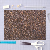 Papier Mousseline Motif grains de café (Artisanat)