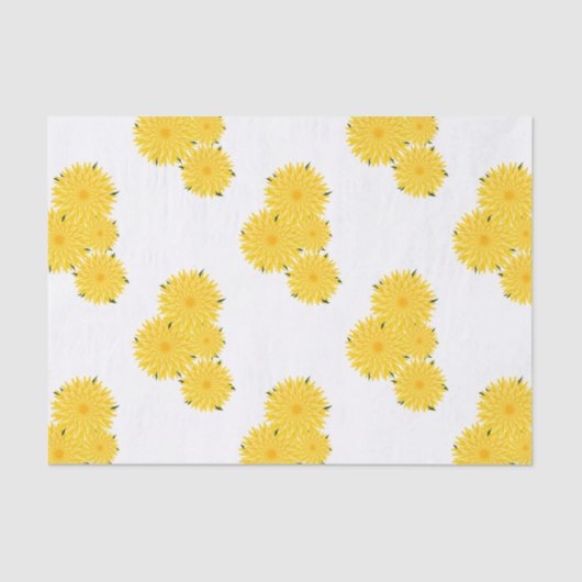 Papier Mousseline Motif graphique Dandelion bunch (Recto)