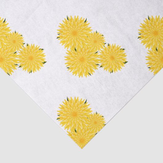 Papier Mousseline Motif graphique Dandelion bunch (Détail)