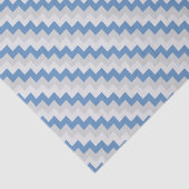 Papier Mousseline Motif gris-clair et bleu de Chevron (Détail)