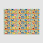 Papier Mousseline Motif Hanoukka de Sesame Street (Recto)