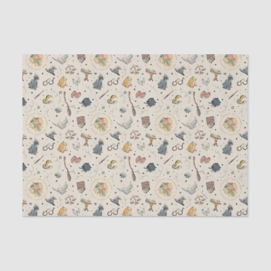 Papier Mousseline Motif Harry Potter Icons - Baby shower (Recto)