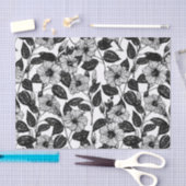 Papier Mousseline Motif Hibiscus (Artisanat)