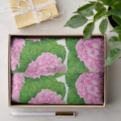 Papier Mousseline Motif Hydrangea (Cadeau)