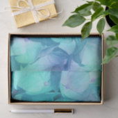Papier Mousseline Motif Hydrangea 2 (Cadeau)