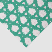 Papier Mousseline Motif ikat rose vert texturé moderne (Détail)