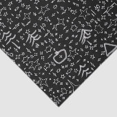 Papier Mousseline Motif illustré de Noël (Détail)