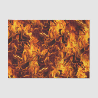 Papier Mousseline Motif incendie et flamme