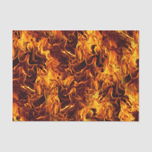 Papier Mousseline Motif incendie et flamme (Recto)