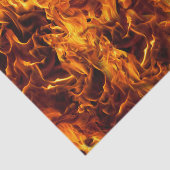 Papier Mousseline Motif incendie et flamme (Détail)