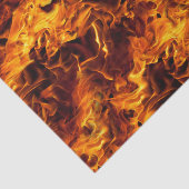 Papier Mousseline Motif incendie et flamme (Détail)