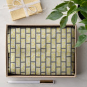 Papier Mousseline Motif inspiré jaune, classique, à 8 bits de (Cadeau)