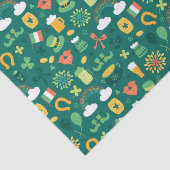 Papier Mousseline Motif irlandais mignon d'icône (Détail)