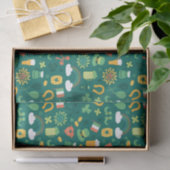 Papier Mousseline Motif irlandais mignon d'icône (Cadeau)