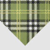 Papier Mousseline Motif irlandais vert de plaid (Détail)
