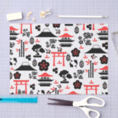 Papier Mousseline Motif japonais (Artisanat)