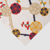 Papier Mousseline Motif japonais en fleurs de prune (Détail)