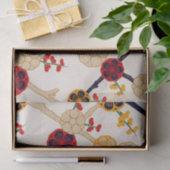 Papier Mousseline Motif japonais en fleurs de prune (Cadeau)