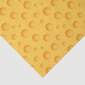 Papier Mousseline Motif jaune de fromage (Détail)