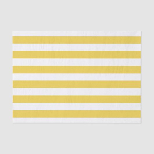 Papier Mousseline Motif jaune et blanc de rayure (Recto)