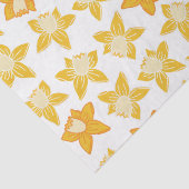 Papier Mousseline Motif jonquille de ressort (Détail)