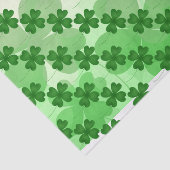 Papier Mousseline motif Jour de la Saint Patrick Shamrock (Détail)
