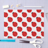 Papier Mousseline Motif Ladybug (Artisanat)