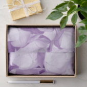 Papier Mousseline Motif Lavender Hydrangea (Cadeau)