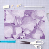 Papier Mousseline Motif Lavender Hydrangea (Artisanat)
