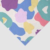 Papier Mousseline Motif léopard coloré (Détail)
